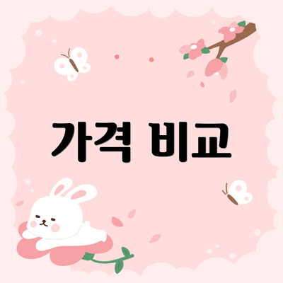 가격 비교