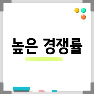높은 경쟁률