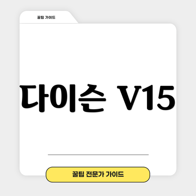 다이슨 V15