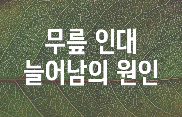 무릎 인대 늘어남의 원인