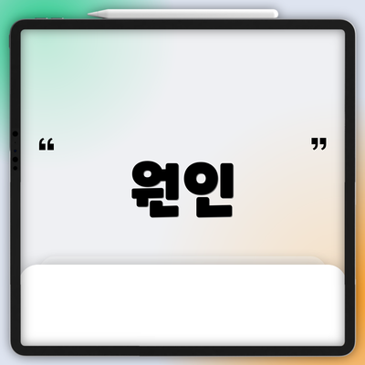 원인