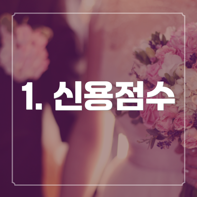 1. 신용점수