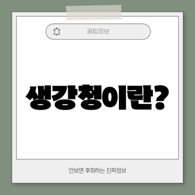 생강청이란?