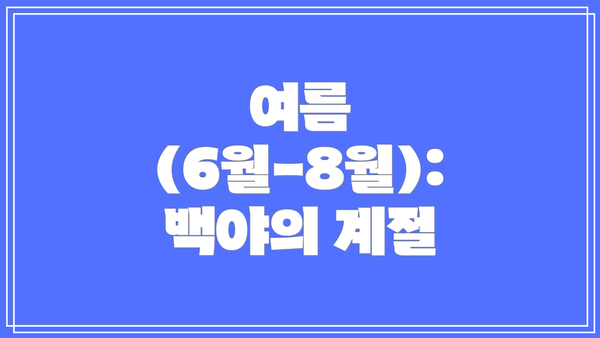 여름 (6월-8월): 백야의 계절