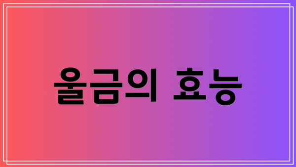 울금의 효능