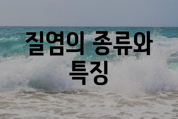 질염의 종류와 특징