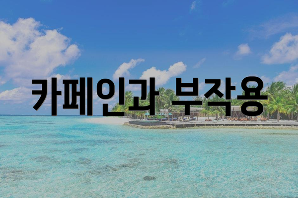 카페인과 부작용