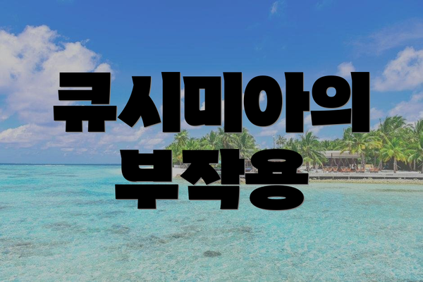 큐시미아의 부작용