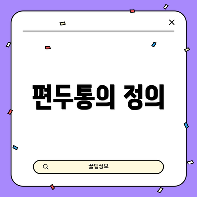 편두통의 정의