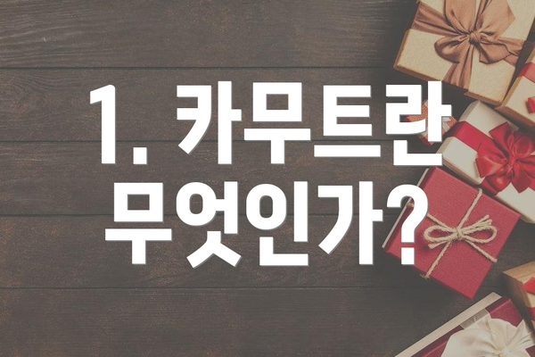 1. 카무트란 무엇인가?