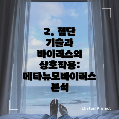 2. 첨단 기술과 바이러스의 상호작용: 메타뉴모바이러스 분석
