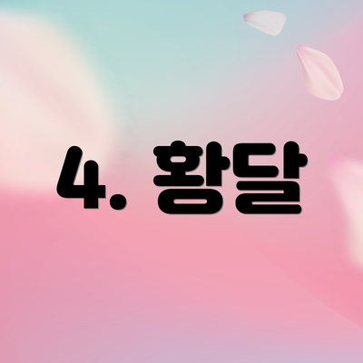 4. 황달