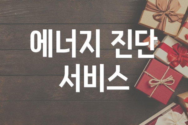 에너지 진단 서비스