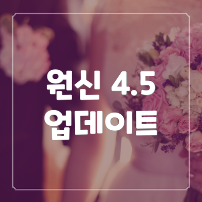 원신 4.5 업데이트