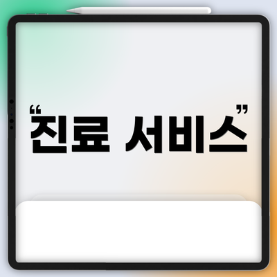 진료 서비스