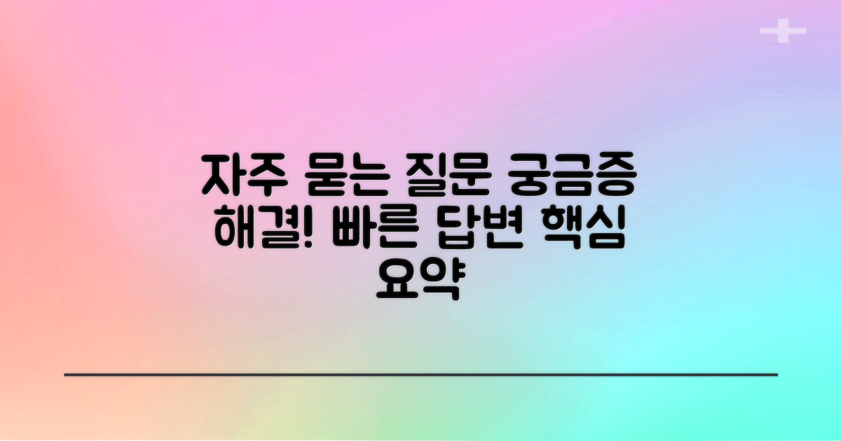 자주 묻는 질문