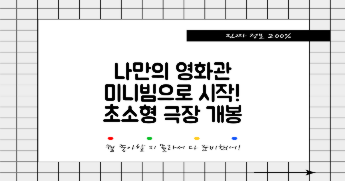 나만의 영화관, 미니빔으로 시작
