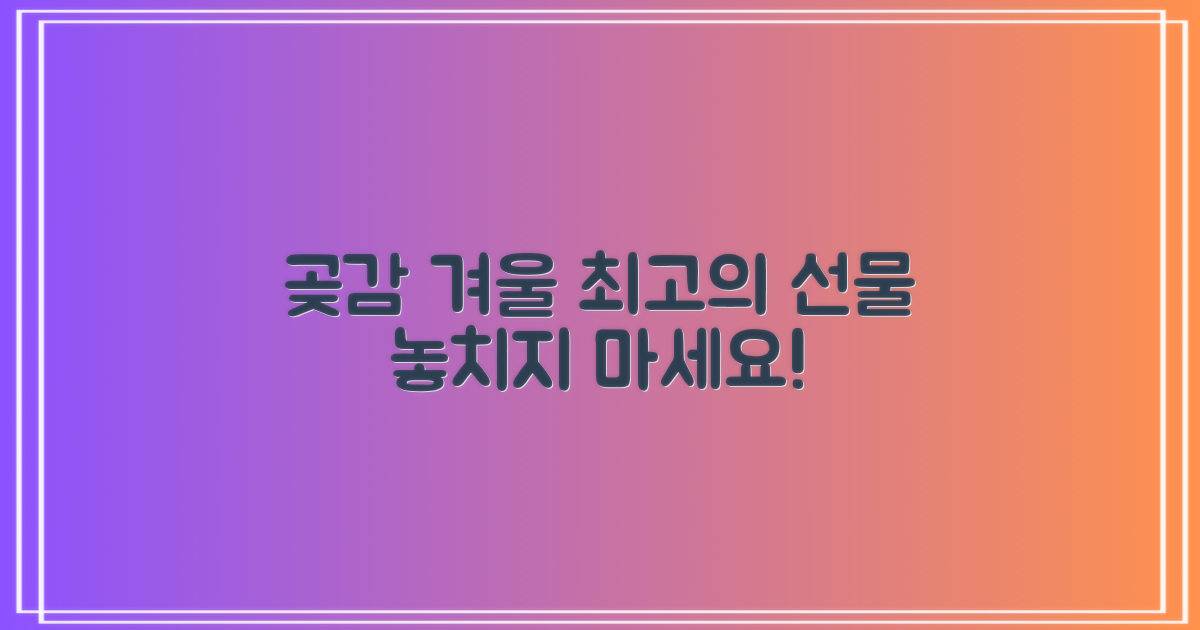 곶감, 겨울철 최고의 선물