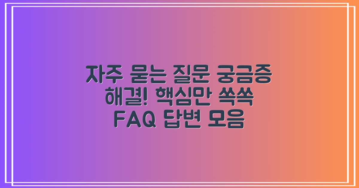 자주 묻는 질문