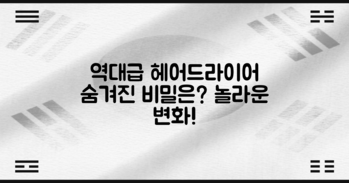 왜 이 헤어드라이어가 특별할까?