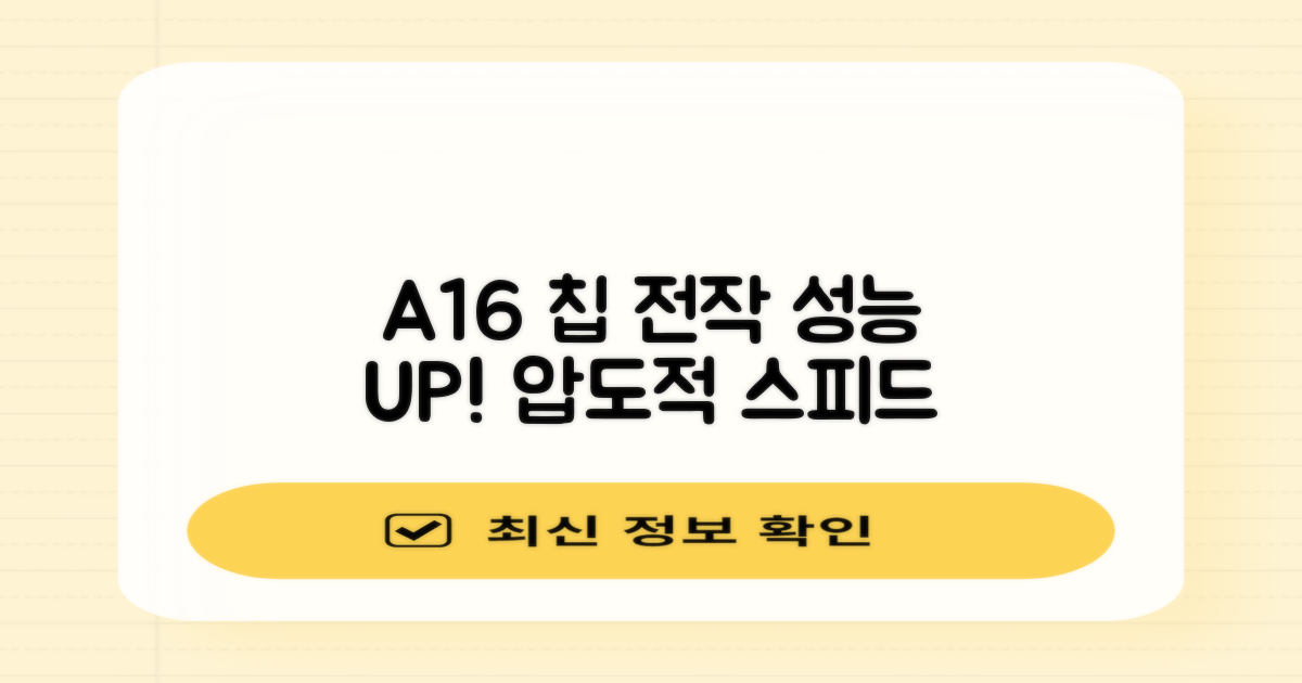 A16 칩, 전작 대비 성능 향상
