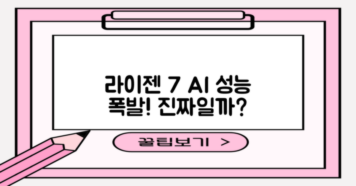 라이젠7 AI, 성능은 어떨까?