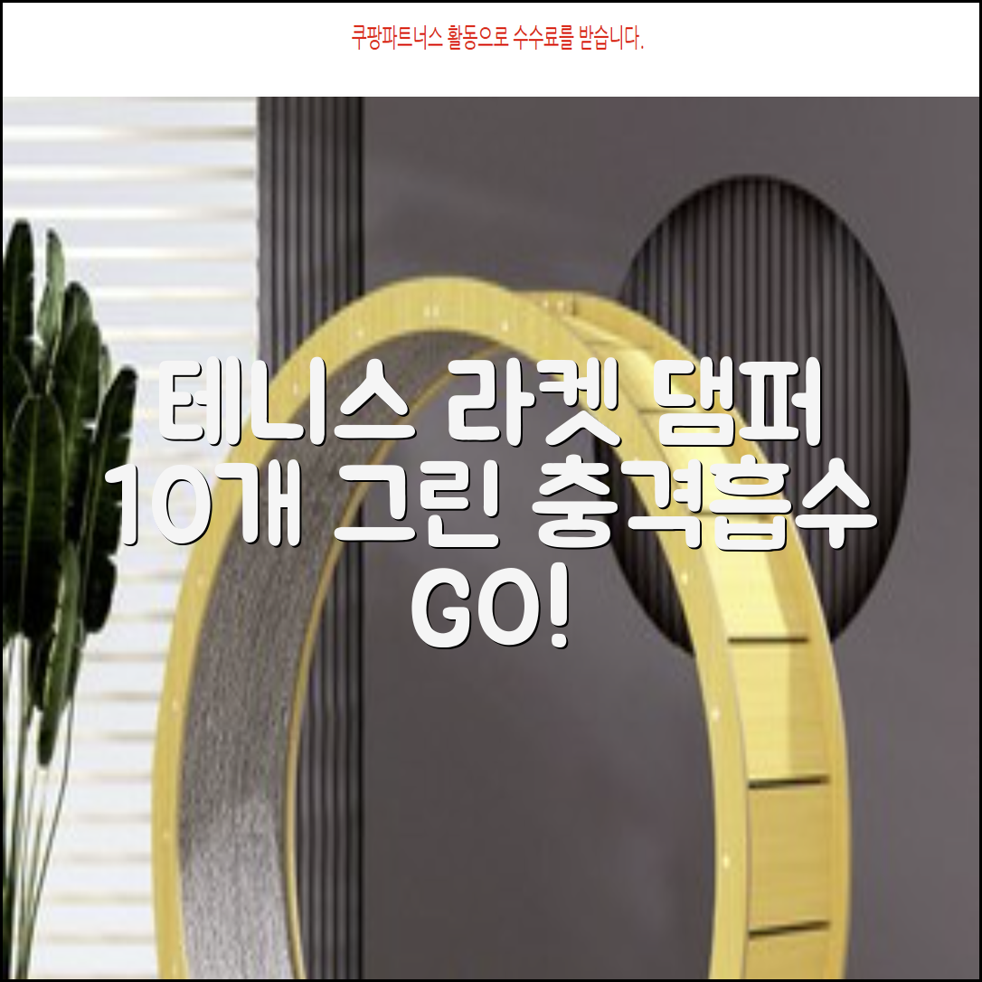 헬스와미 5개 10개몪음 테니스 라켓 진동 방지 댐퍼 고무링 충격 흡수, 10개, 그린 추천 리뷰