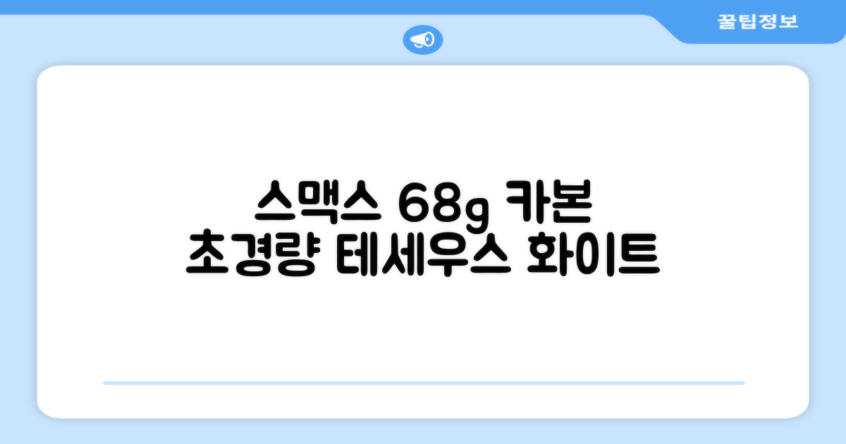 스맥스코리아 풀카본 초경량 배드민턴 라켓 68g, 테세우스 화이트, 1개 추천 리뷰