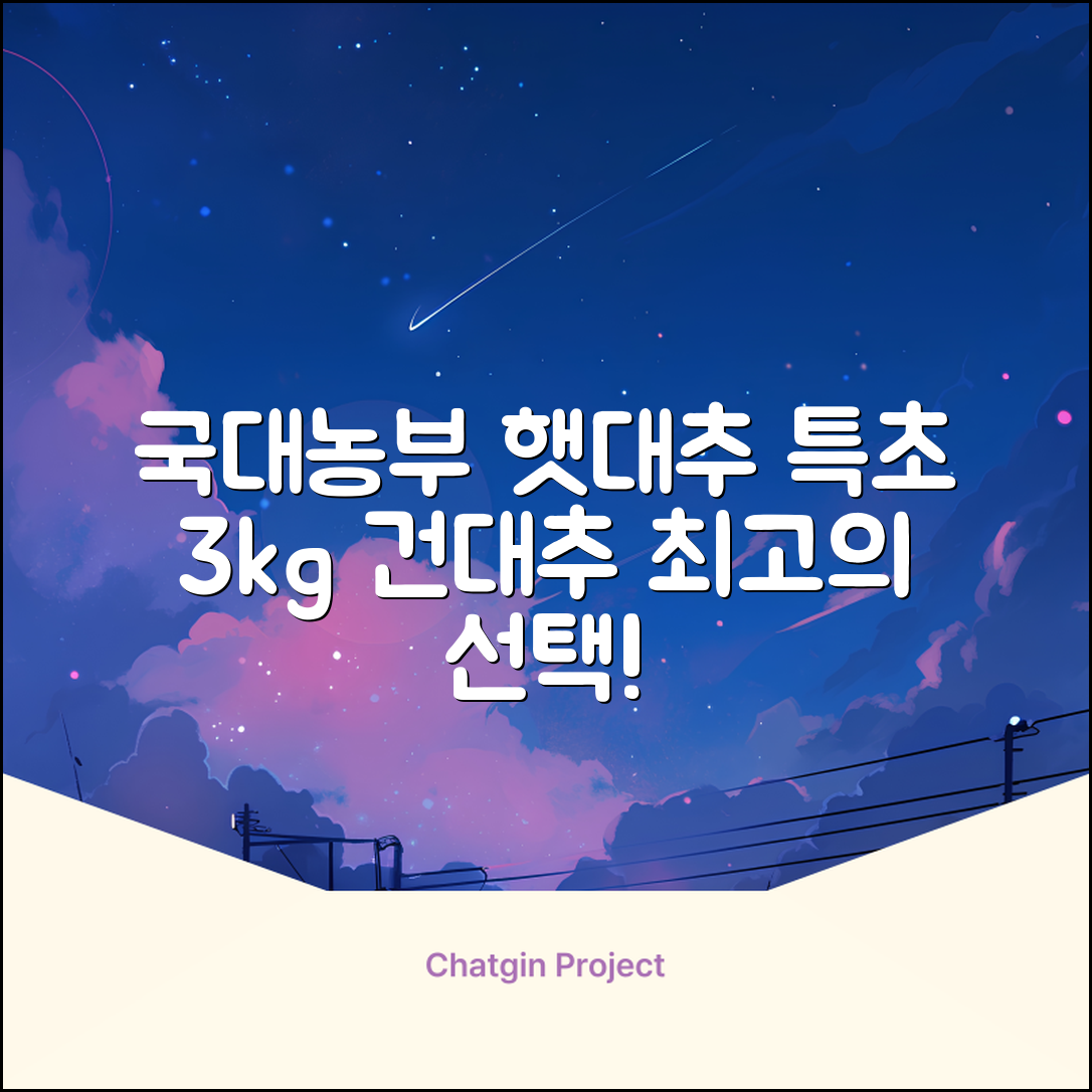 국대농부 경산 햇대추 건대추, 3kg(특초), 1개 추천 리뷰