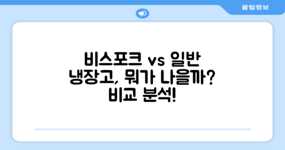 비스포크 vs 일반 냉장고