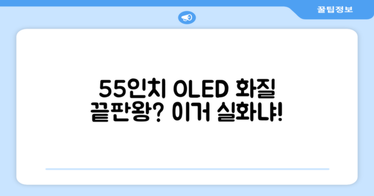 55인치 OLED, 화질 끝판왕인가?