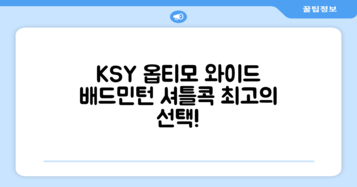 ksy 옵티모 와이드 배드민턴 셔틀콕, 화이트, 12개입, 1개 추천 리뷰