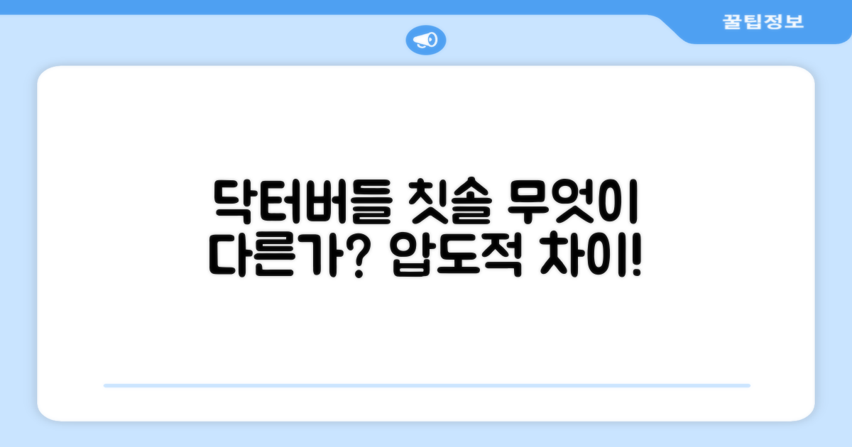 닥터버들 칫솔, 무엇이 다를까?