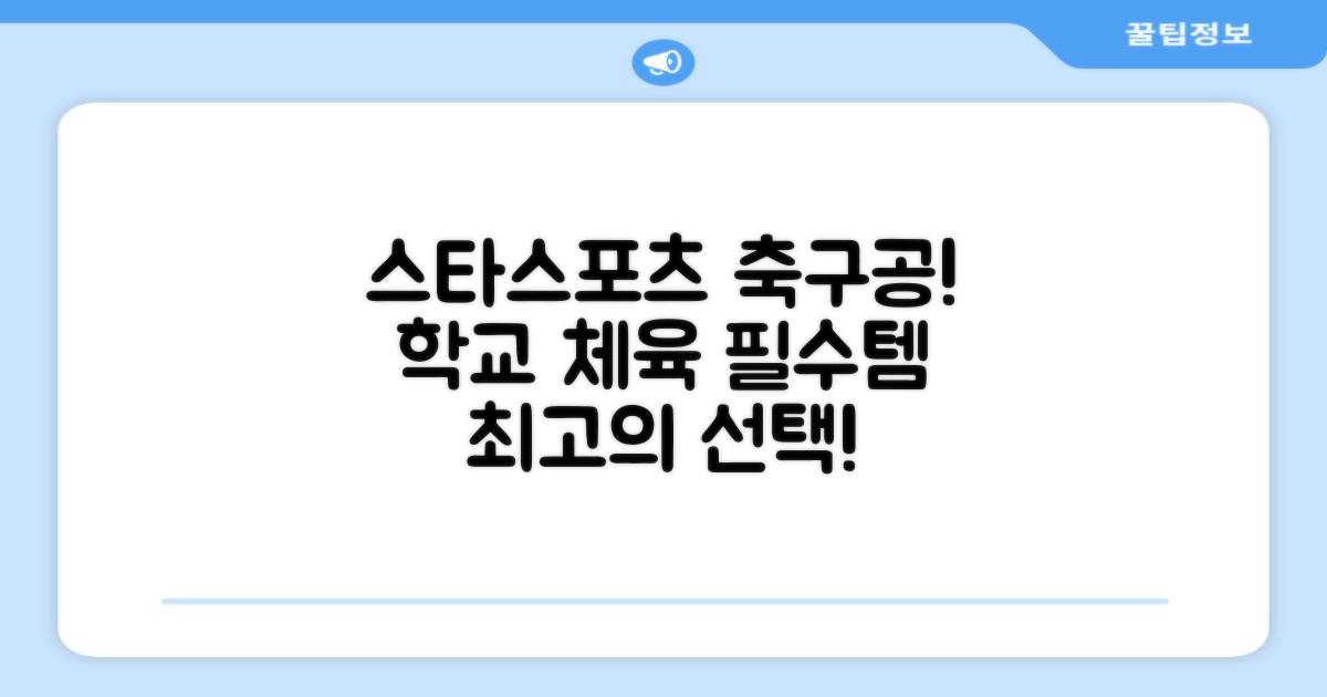 학교 체육, 스타스포츠 축구공!