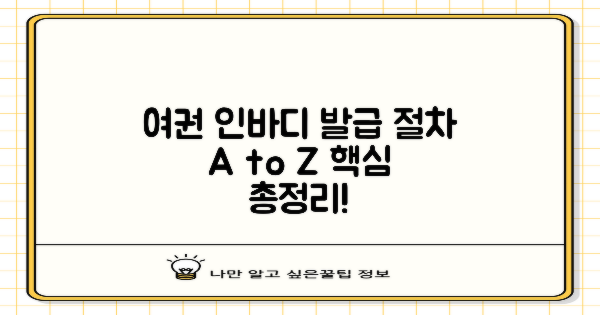 여권, 인바디, 발급 절차 알아보기!